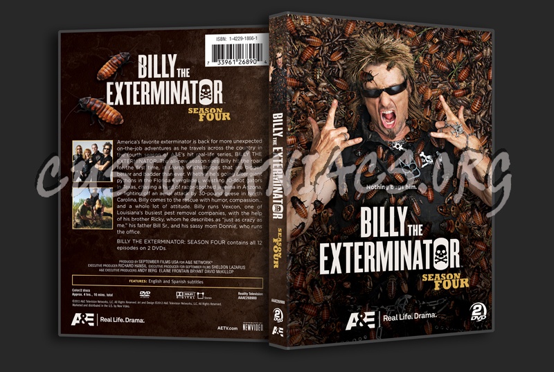 Billly the Exterminator Season 4 dvd cover