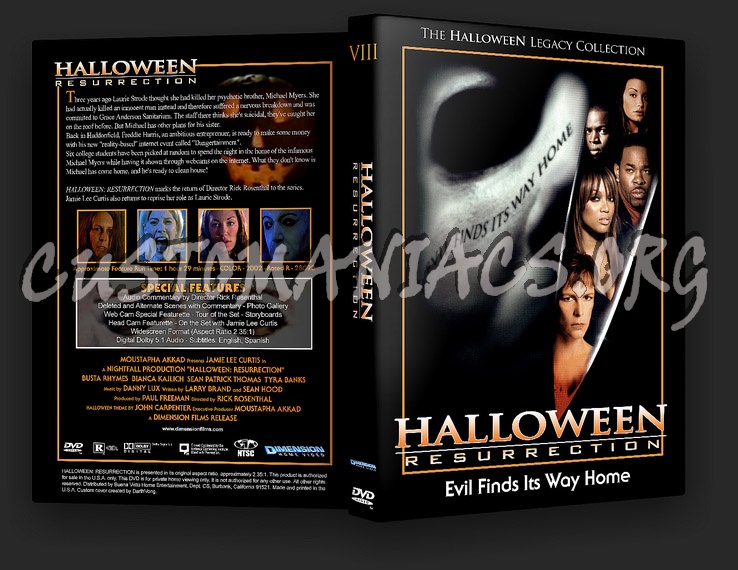 HalloweeN - Resurrection dvd cover