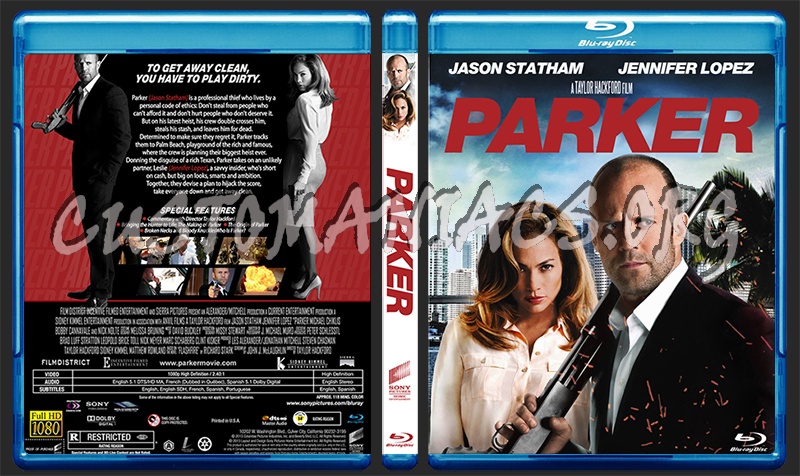 Parker blu-ray cover