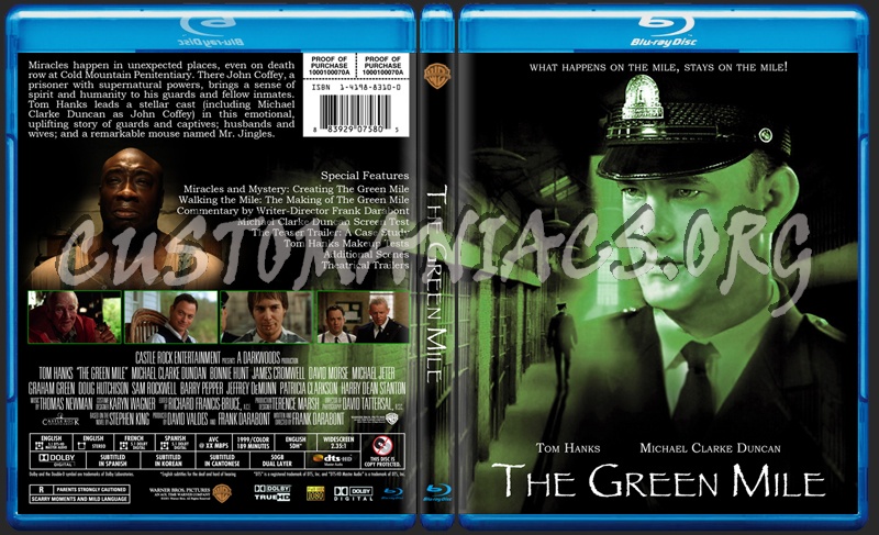 The Green Mile blu-ray cover