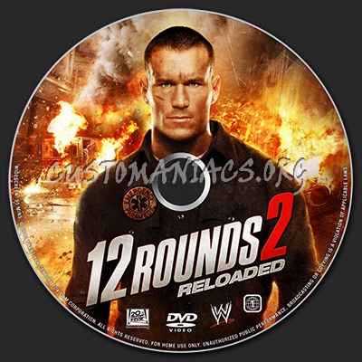 12 Rounds 2 Reloaded dvd label - DVD Covers & Labels by Customaniacs, id:  192850 free download highres dvd label