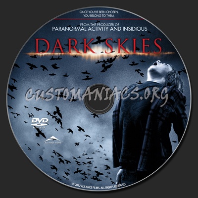 Dark Skies dvd label