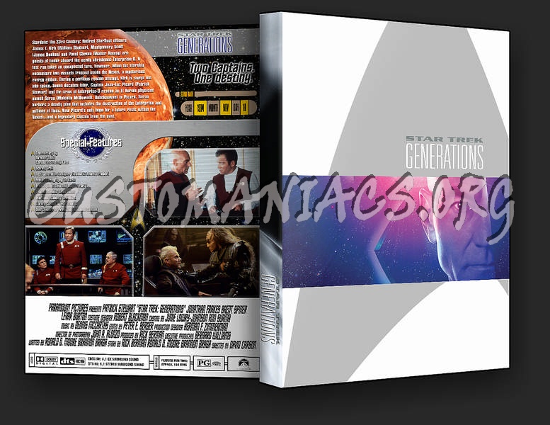 Star Trek: Generations dvd cover