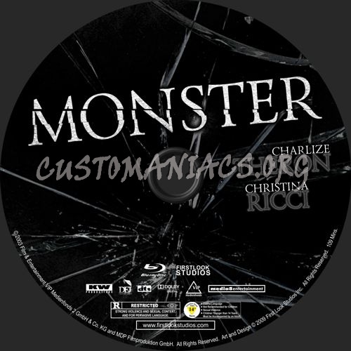 Monster blu-ray label