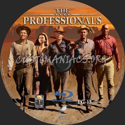 The Professionals blu-ray label