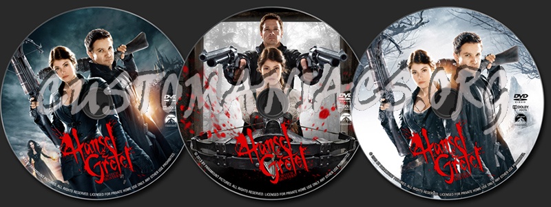 Hansel and Gretel: Witch Hunters dvd label