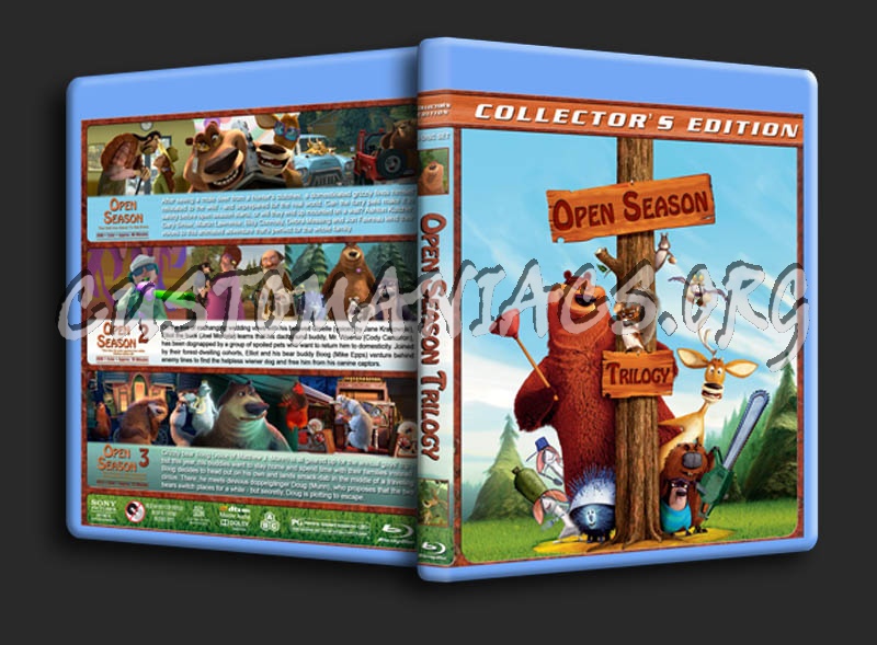 Open Season Trilogy blu-ray cover