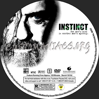 Instinct dvd label