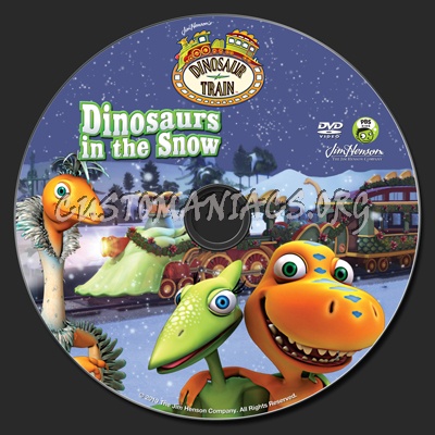 Dinosaur Train Dinosaurs In The Snow dvd label