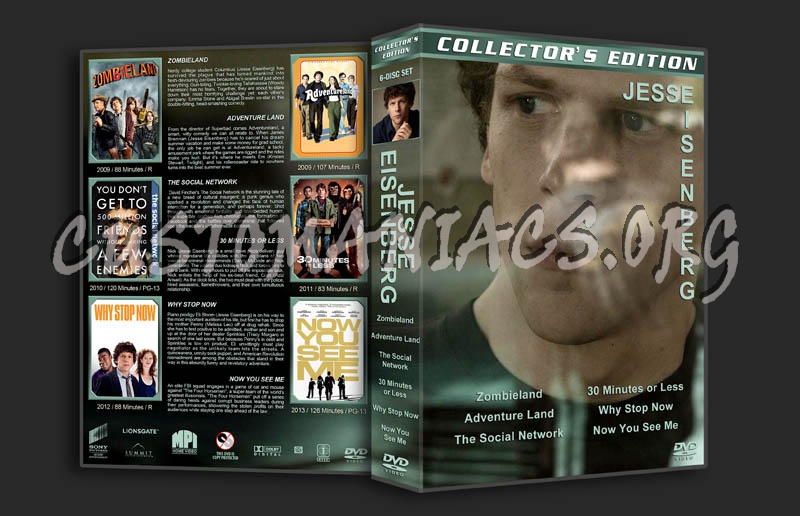 Jesse Eisenberg Collection dvd cover