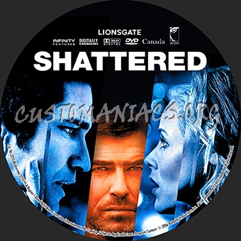 Shattered dvd label