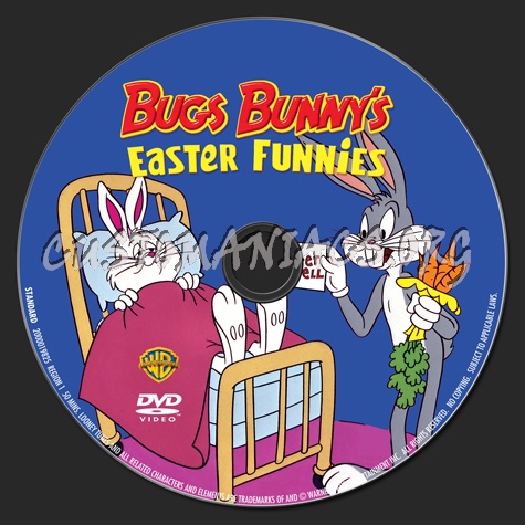 Bugs Bunny's Easter Funnies dvd label