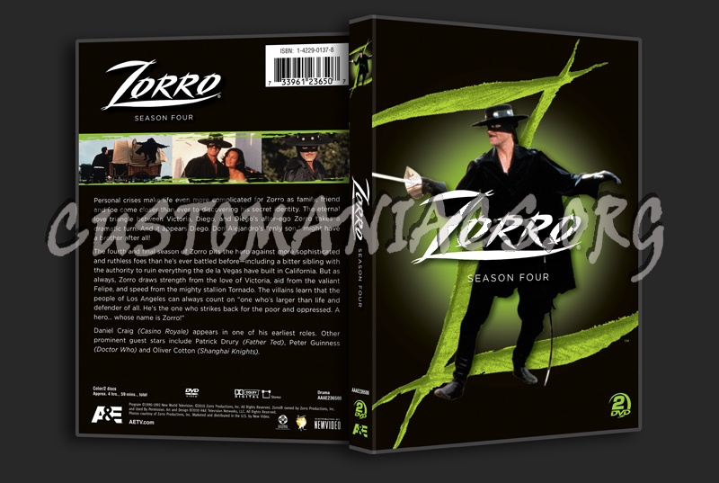 Zorro Season 4 dvd cover