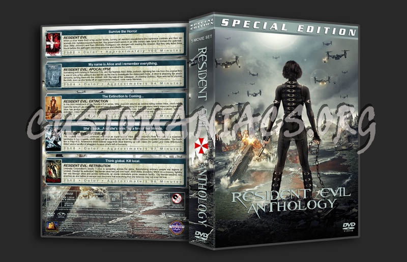 Resident Evil Anthology dvd cover