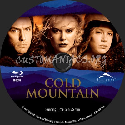 Cold Mountain blu-ray label