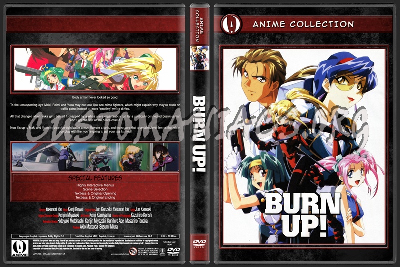 Anime Collection Burn Up dvd cover