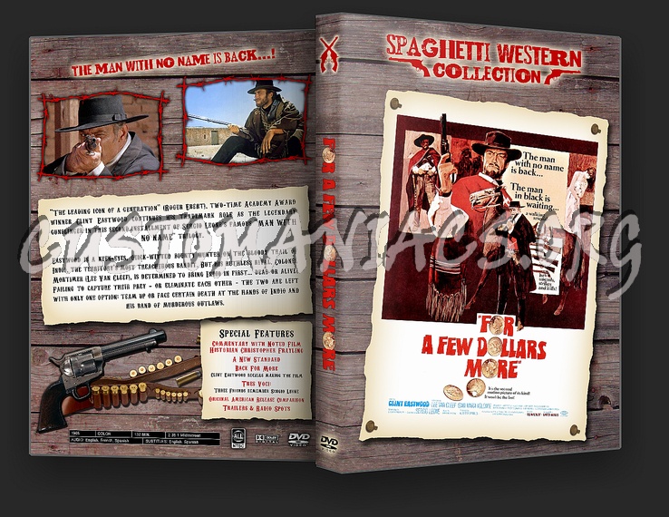 Spaghetti Western Collection - For A Few Dollars More dvd cover