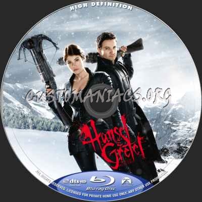 Hansel & Gretel Witch Hunters (2D+3D) blu-ray label