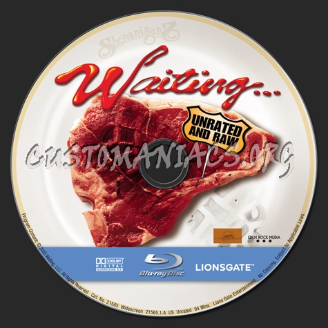 Waiting blu-ray label