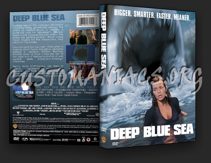 Deep Blue Sea dvd cover DVD Covers Labels by Customaniacs id