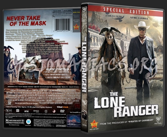 The Lone Ranger dvd cover