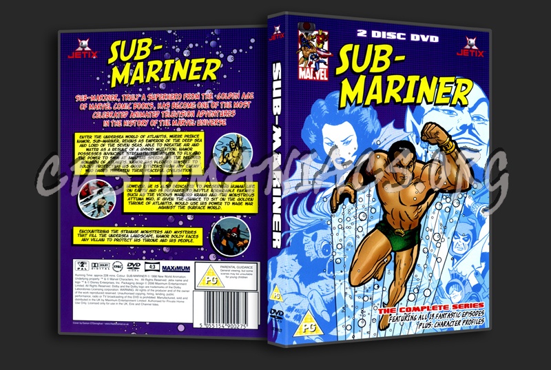 Sub-Mariner The Complete Series dvd cover