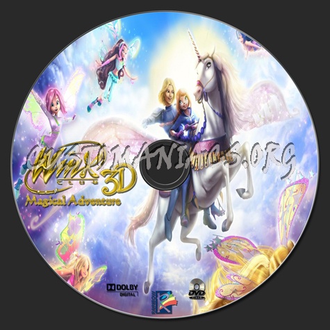 Winx Club: Magic Adventure dvd label