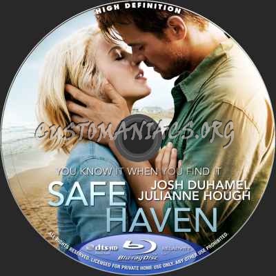 Safe Haven blu-ray label