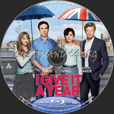 I Give It A Year blu-ray label