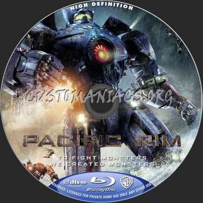 Pacific Rim (2D+3D) blu-ray label