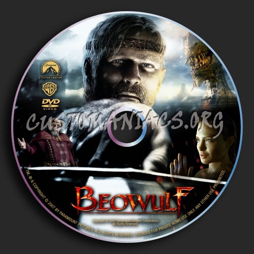 Beowulf dvd label