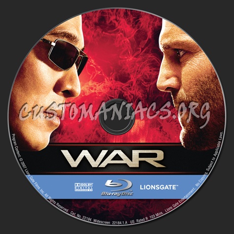 War blu-ray label