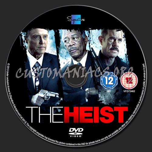 The Heist dvd label