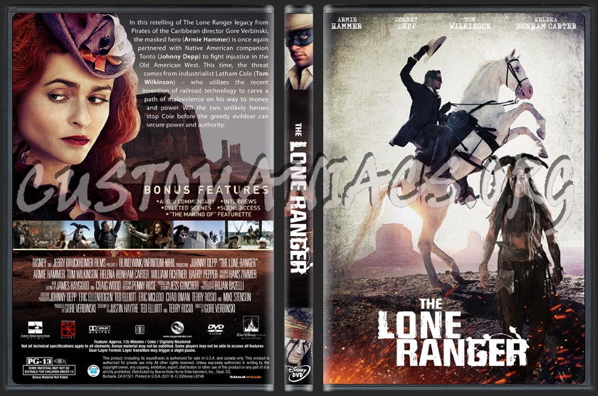 The Lone Ranger dvd cover