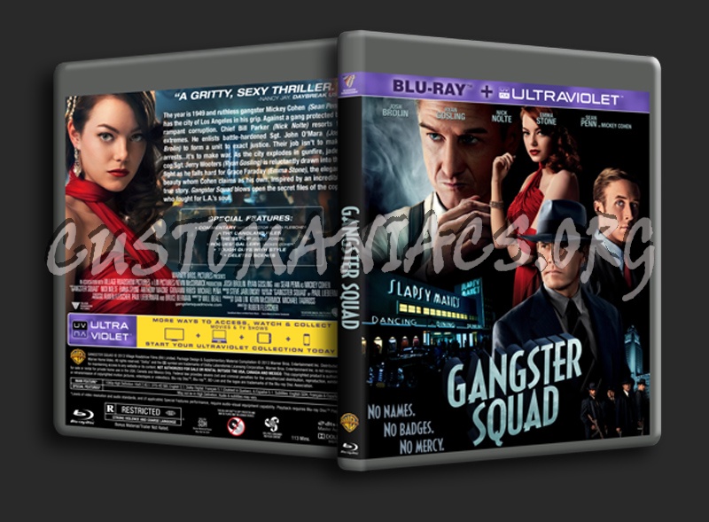 Gangster Squad blu-ray cover