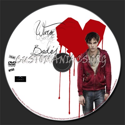 Warm Bodies dvd label