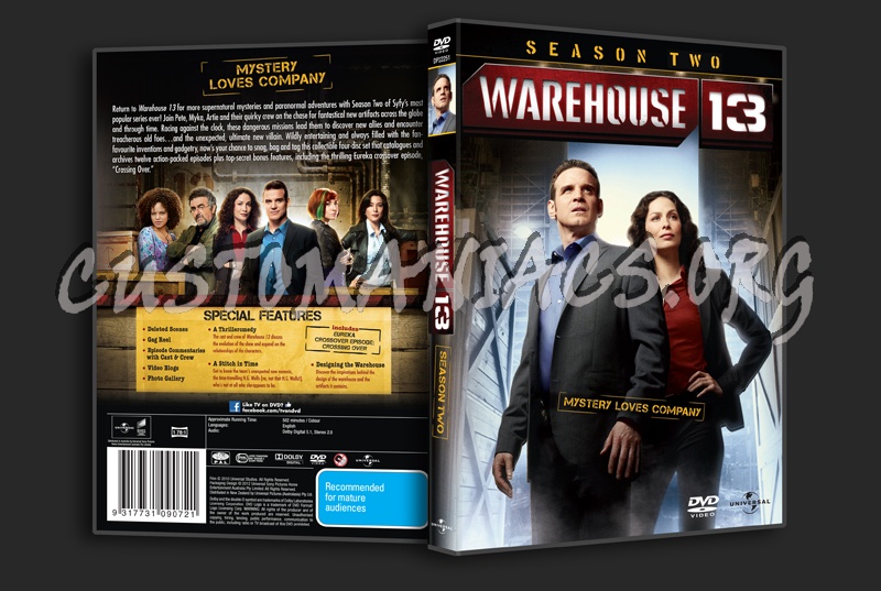 Warehouse 13 Season 2 dvd cover