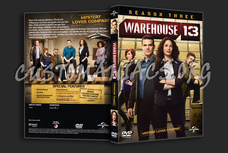 Warehouse 13 Season 3 dvd cover