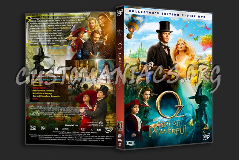 Oz the Great and Powerful dvd cover