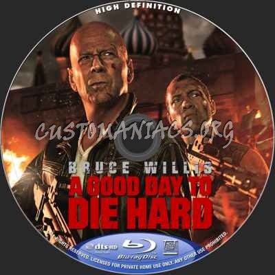 A Good Day To Die Hard blu-ray label