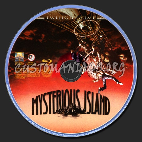 Mysterious Island blu-ray label