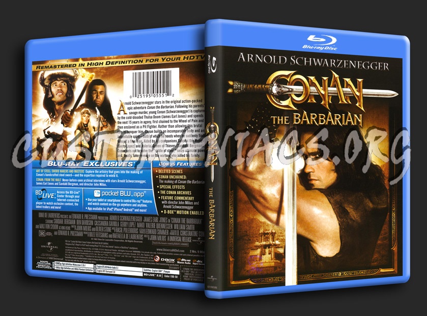 Conan the Barbarian blu-ray cover