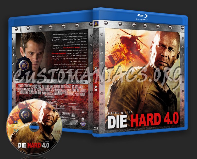 Die Hard 4.0 blu-ray cover