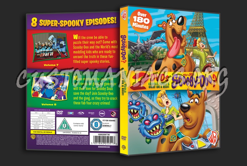 What's New Scooby-Doo?:  Ghouls, Fools & Grief on a Reef!  Volume 7 & 8 dvd cover