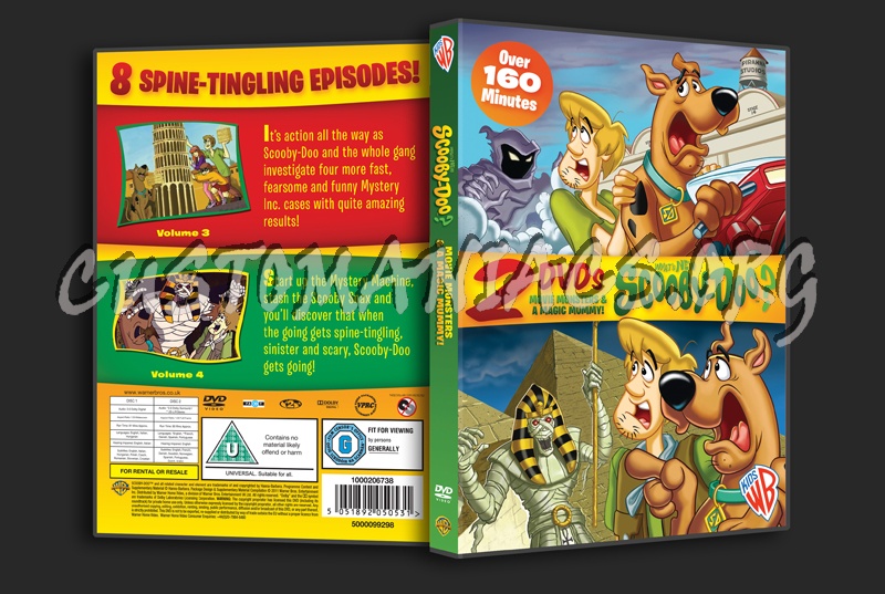 What's New Scooby-Doo?: Movie Monsters & A Magic Mummy! Volume 3 & 4 dvd cover