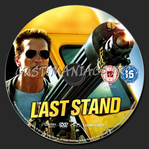 The Last Stand dvd label