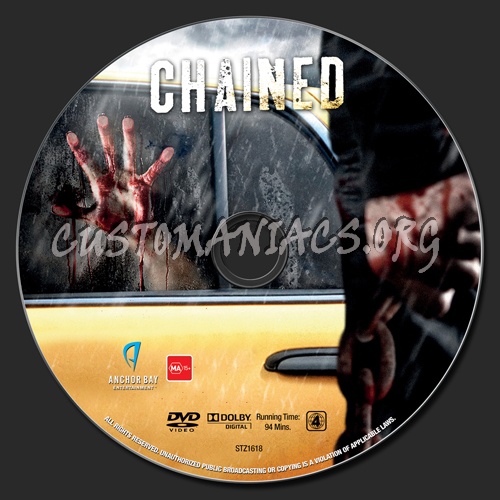 Chained dvd label