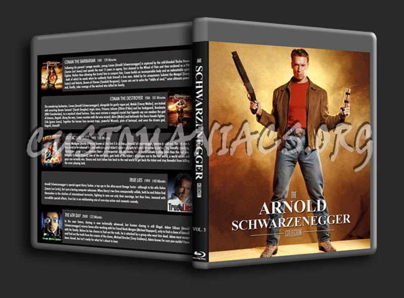 Arnold Schwarzenegger Collection 3 blu-ray cover