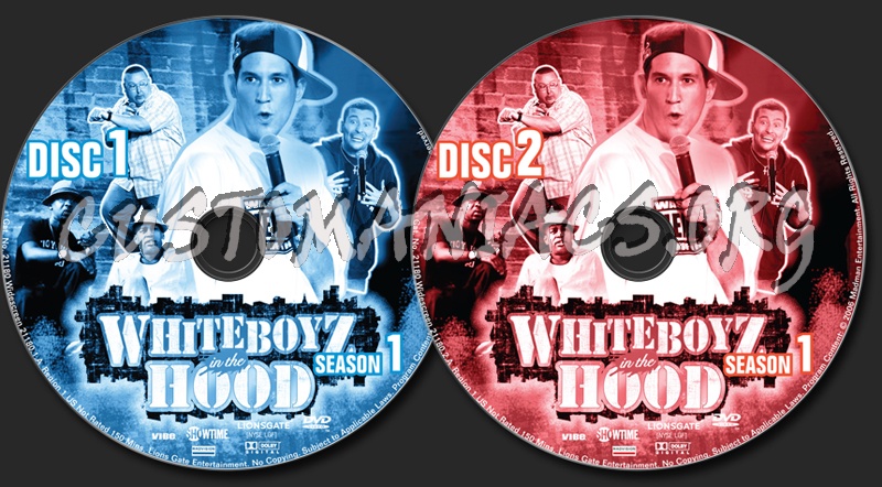 White Boyz in the Hood Season 1 dvd label