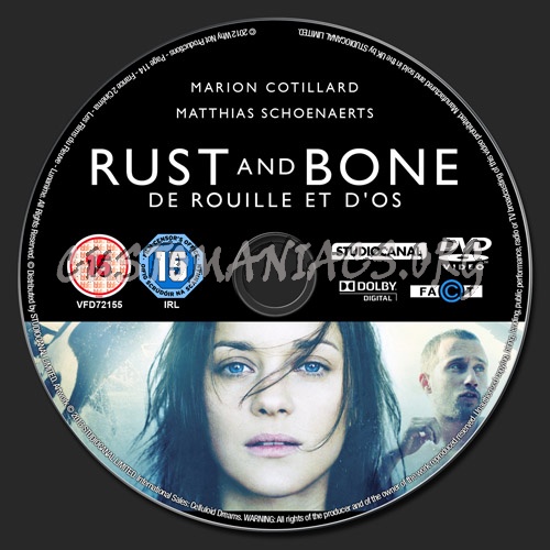 Rust and Bone dvd label